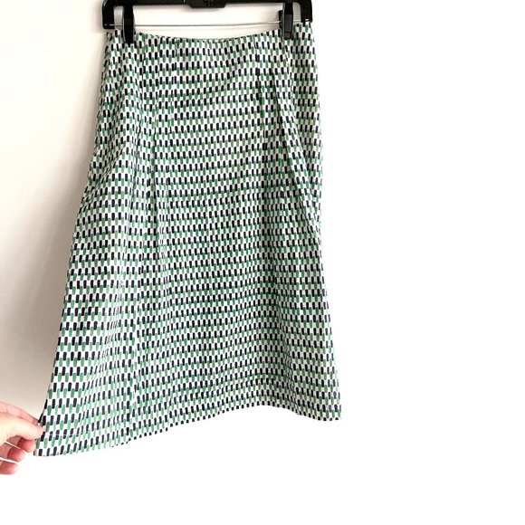 Layla Brooklyn, 100% cotton voile lined skirt, hand blocked, size S - Picture 1 of 7
